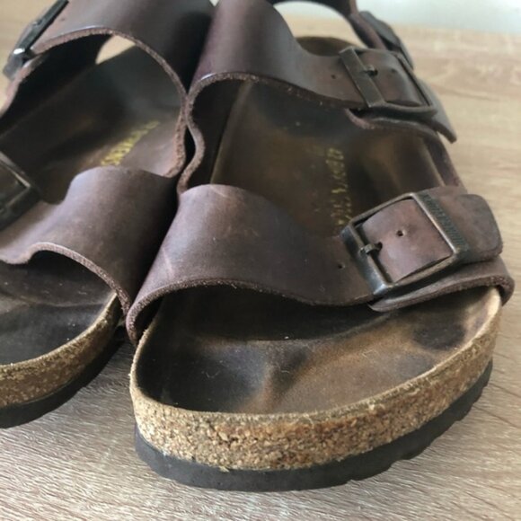 Birkenstock Milano Brown Sandals size 42 - Picture 2 of 16